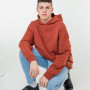 Men's Hoodie "Komfort" burgundy Terracotta