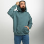 Men's Hoodie "Komfort" azure gray