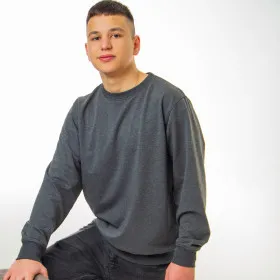 Sweatshirt "Classic" gray dark melange