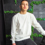 Sweatshirt "Classic" white Сhampagne