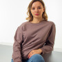 Women's Sweatshirt "Style" dark beige cappuccino