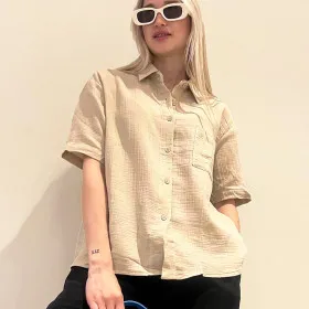 Women's shirt "Zhatka" Beige