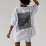 Women's oversize T-shirt "Groove" White