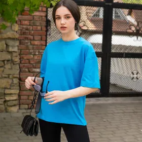 Футболка жіноча Oversize Бірюза