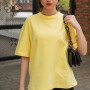 Футболка жіноча Oversize Жовтий лимон