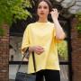 Футболка жіноча Oversize Жовтий лимон