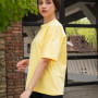 Women's T-shirt "Oversize " Yellow lemon