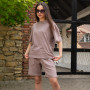 Women's T-shirt "Oversize " Cappuccino