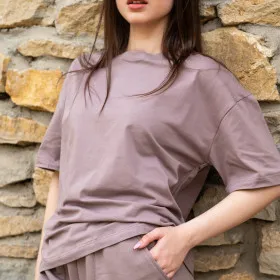 Women's T-shirt "Oversize " Cappuccino