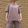 Women's T-shirt "Oversize " Cappuccino