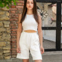 Women's shorts "Bermuda" White