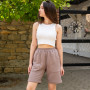 Women's shorts "Bermuda" Cappuccino