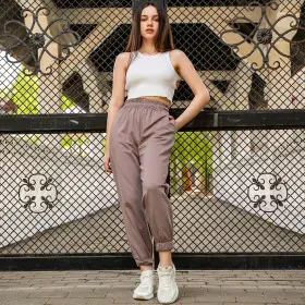Pants (trousers) women's "Jogeri" Cappuccino