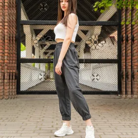 Pants (trousers) women's "Jogers" Dark Melange