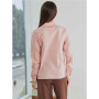 Plain cotton shirt "Basic" Powder