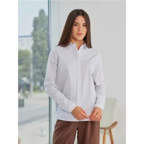 Plain cotton shirt "Basic" white
