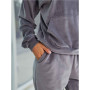 Tracksuit with zipper sweatshirt (Gray)