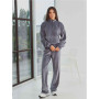 Tracksuit with zipper sweatshirt (Gray)
