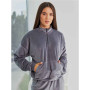 Tracksuit with zipper sweatshirt (Gray)
