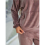 Tracksuit with zipper sweatshirt (Coffee)