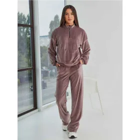 Tracksuit with zipper sweatshirt (Coffee)