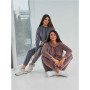 Velor suit with a zipper (Grey)