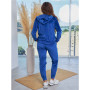 Velor suit with a zipper (Blue)