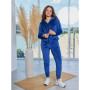 Velor suit with a zipper (Blue)