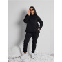 Tracksuit with hoodie size+ (Black)