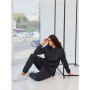 Tracksuit with hoodie size+ (Fume)