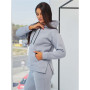 Tracksuit with hoodie size+ (Grey)