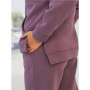 Tracksuit with hoodie size+ (Eggplant)