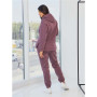 Спортивний костюм з худі size+ (Баклажан)