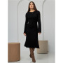 Angora warm dress (Black)