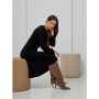 Angora warm dress (Black)
