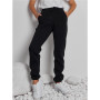 Warm elasticated sports pants (Black)