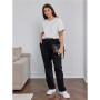 Straight corduroy pants Size+