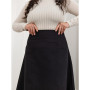 Denim maxi skirt (Black)
