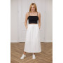 White midi skirt