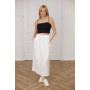 White midi skirt