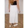 White midi skirt