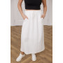 White midi skirt