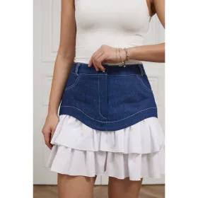 Denim Skirt with Ruffles – The Trendy Romance of Summer