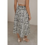 Milk skirt with floral print