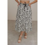 Milk skirt with floral print