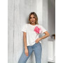 T-shirt with a flower