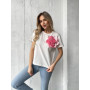 T-shirt with a flower