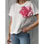T-shirt with a flower