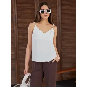 Summer crepe tank top