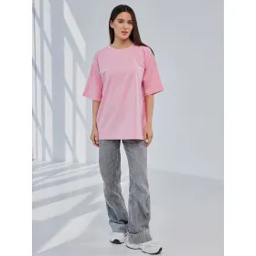 Базова однотонна футболка оверсайз